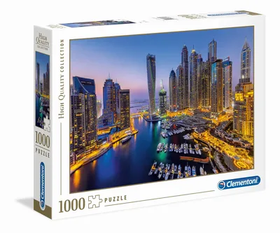 Clementoni Puzzle 1000 Teile Dubai Marina Skyline High Quality Collection
