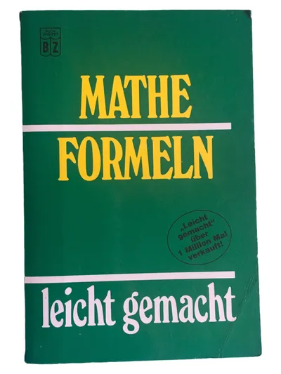 Heinz Gascha Mathe Formeln leicht gemacht Taschenbuch Fachbuch Deutsch