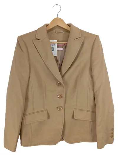 Basler Blazer Damen Beige Klassisch Business Viskose Gr. 38 M
