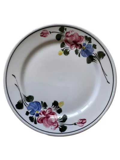 Lilien Porzellan Essteller Teller Mehrfarbig Blumen Klassisch 20cm