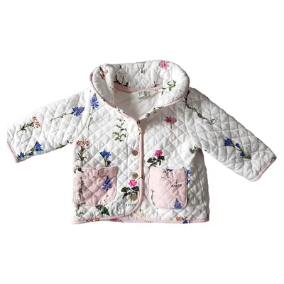Ted Baker Steppjacke Mädchen Gr. 62 Blumenmuster Baumwolle Mehrfarbig Casual