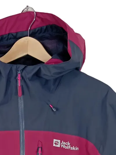Jack Wolfskin Damen Outdoorjacke Texapore Gr. XXL Pink Grau Kapuze