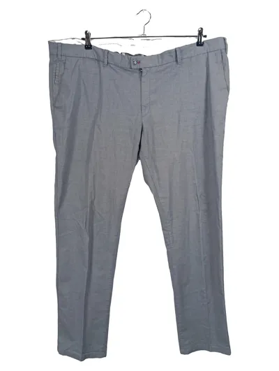 BRAX Herren Stoffhose Chino Grau Gr. 62 W44 Baumwolle Klassisch