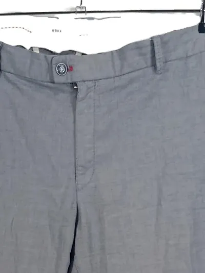 BRAX Herren Stoffhose Chino Grau Gr. 62 W44 Baumwolle Klassisch