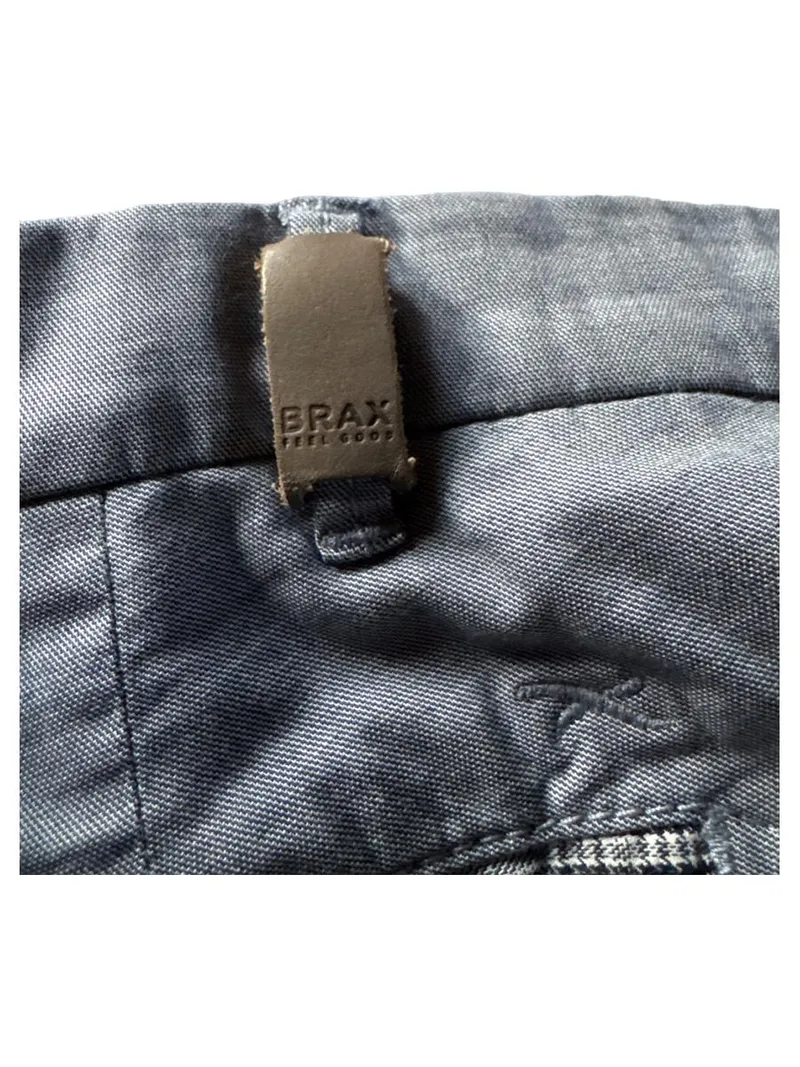 BRAX Herren Stoffhose Chino Grau Gr. 62 W44 Baumwolle Klassisch 5