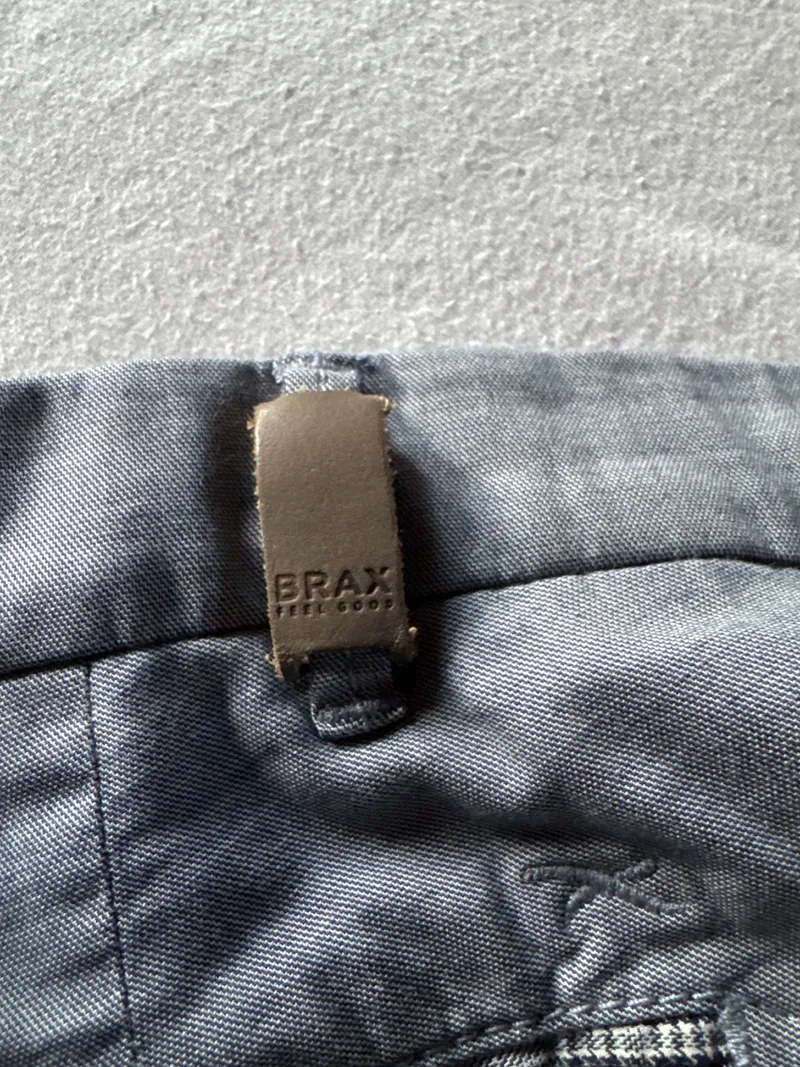 BRAX Herren Stoffhose Chino Grau Gr. 62 W44 Baumwolle Klassisch 6