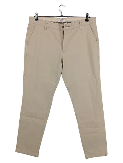 Jack & Jones Herren Chino Stoffhose Beige W36/L32 Marco Slim Fit