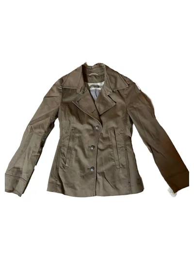 Drykorn Damen Leichte Jacke Gr. 38 M Braun Casual Baumwolle