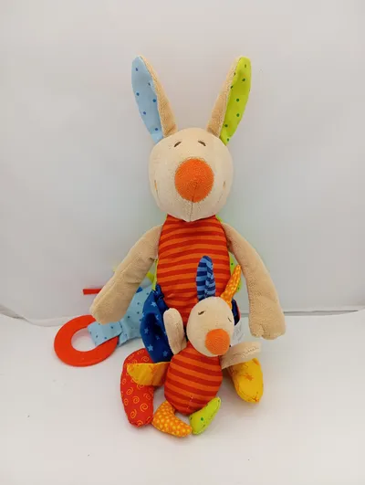 SIGIKID Baby Kuscheltier Hase Mehrfarbig 23cm Stofftier Schmusetier
