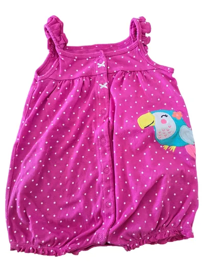 Carter's Mädchen Einteiler Rosa Punkte Papagei Gr. 18M/86