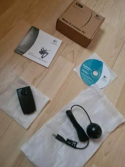 Logitech QuickCam Messenger V-UBC40 Webcam USB Schwarz PC Laptop