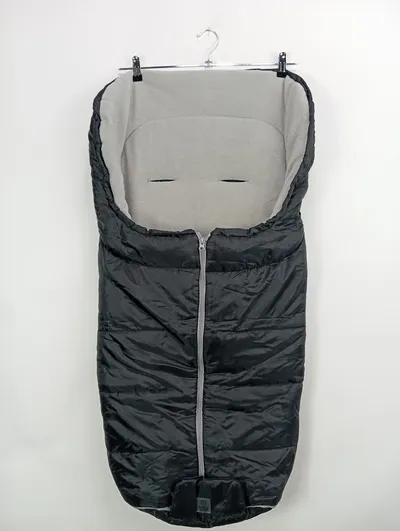 BABYCAB Kinderwagen Fußsack Schwarz 90cm Polyester Winterfußsack