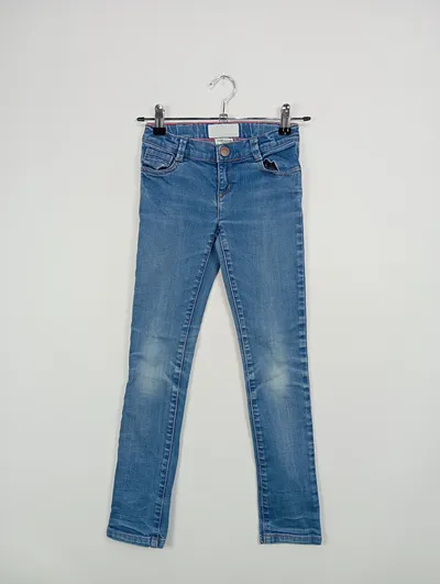 CYRILLUS Kinder Jeans Regular Fit Gr. 128 Blau Casual Hose