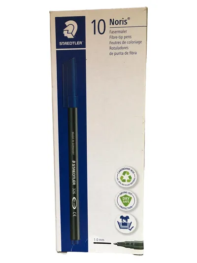 STAEDTLER Noris Fasermaler Filzstifte 10er Pack Mehrfarbig Malstifte