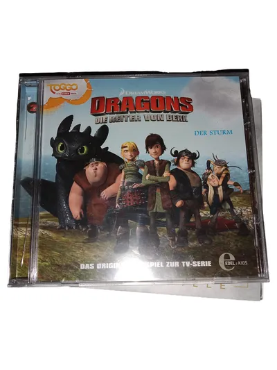 Dragons Die Reiter von Berk Der Sturm Hörspiel CD Deutsch ab 6 Jahre Edel Kids