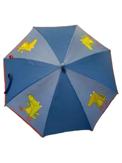 SIGIKID Kinder Regenschirm Blau Krokodil Tiermotive 58cm