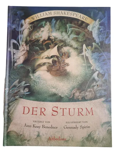 Der Sturm William Shakespeare Kinderbuch Hardcover Deutsch Märchen