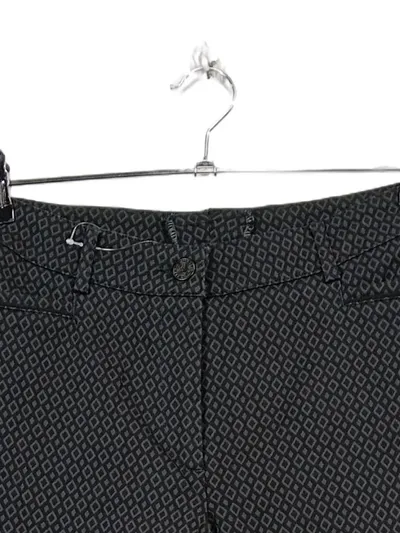 CAMBIO Renira Stoffhose Damen Elegant Geometrisch Grau Gr. 40