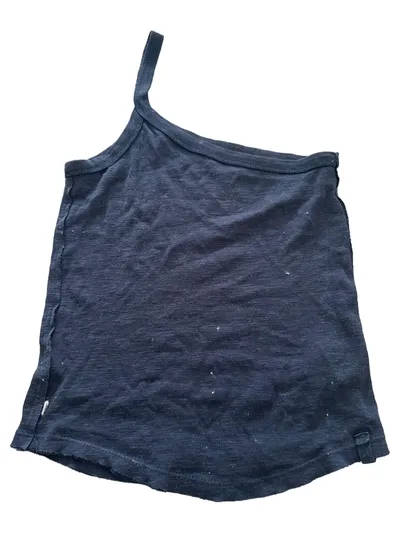 Free People Damen Tank Top XS 34 Schwarz Casual Sommer Shirt