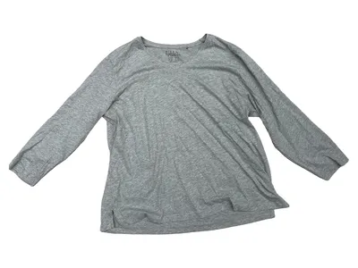 Ulla Popken Langarmshirt Damen Gr. 46/3XL Grau Casual