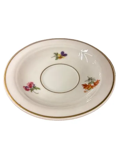 Kaiser Porzellan Untertasse Blumenmuster Klassisch Weiß 12 cm