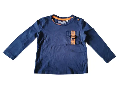 Original Marines Jungen Langarmshirt Gr. 74 Blau 9 Monate Casual