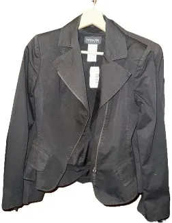 Patrizia Pepe Blazer Damen Gr. 42 Schwarz Elegant Jacke