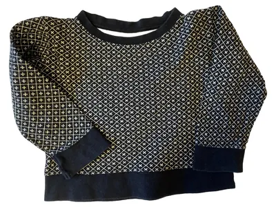 tinycottons Pullover Mädchen Gr. 104 Schwarz Grafisch Casual