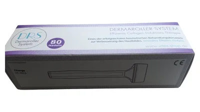 DermaRollerSystem Dermaroller 80 Nadeln Collagen Therapie Lila NEU