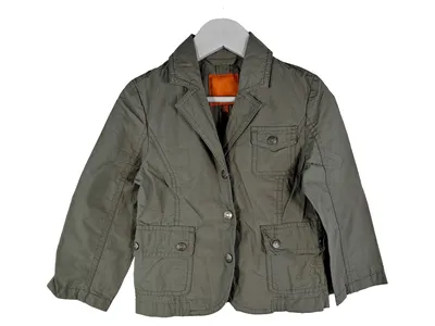 STACCATO Kinder Leichte Jacke Blazer Oliv Gr. 92/98 Baumwolle