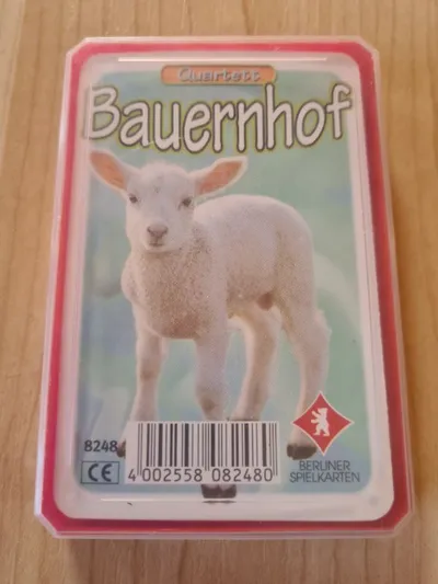 Berliner Spielkarten Bauernhof Quartett Kartenspiel Kinder Tiere