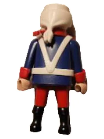 Playmobil Historischer Soldat Krieger Spielfigur Uniform Schnurrbart Sammler