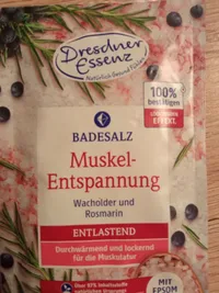 Dresdner Essenz Badesalz Muskel-Entspannung Wacholder Rosmarin 60g 1