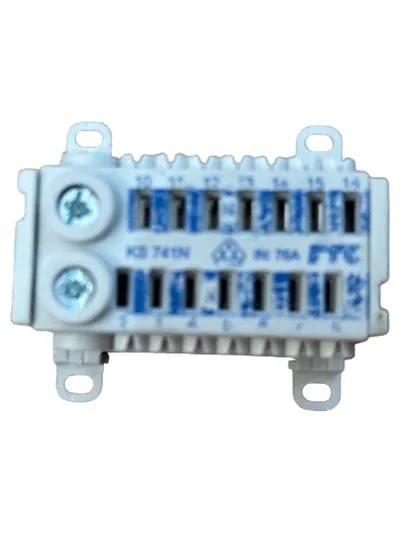 FTC KS 741N Anschlussklemme Verteilerblock 14-polig Weiß