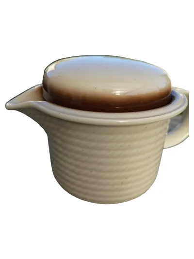 Thomas Sauciere 800ml Beige Keramik Strukturmuster Klassisch