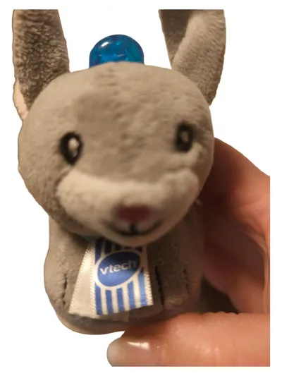 VTech Baby Plüschtier Hase Grau mit Licht Kuscheltier