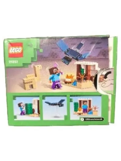 LEGO Minecraft 21251 Steve's Desert Expedition Bauset Komplett ab 6 Jahre