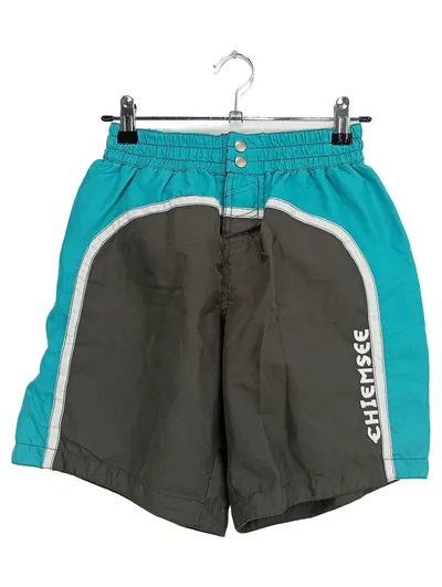 CHIEMSEE Badeshorts Kinder Gr. 140 Grün Sportlich Schwimmhose Jungen