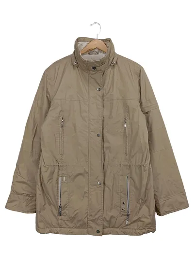 CENTIGRADE Damen Steppjacke Gr. 40/L Beige Casual Outdoor Jacke