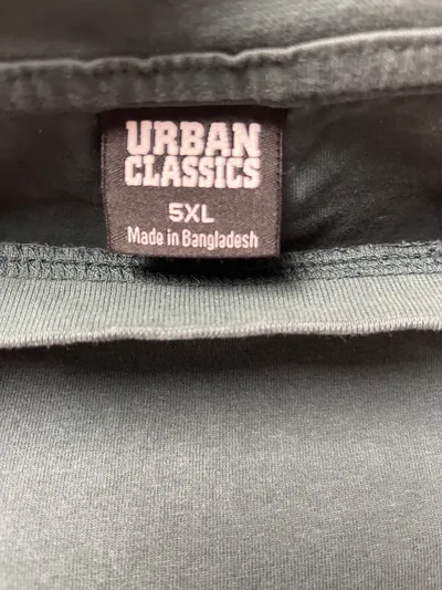 Urban Classics Herren T-Shirt Basic Grün Gr. 5XL Baumwolle Kurzarm