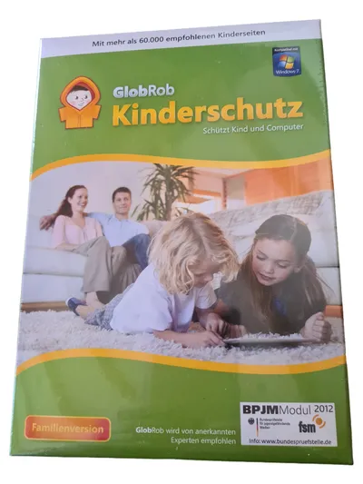 GlobRob Kinderschutz Software Windows 7 Familienversion BPJM Modul