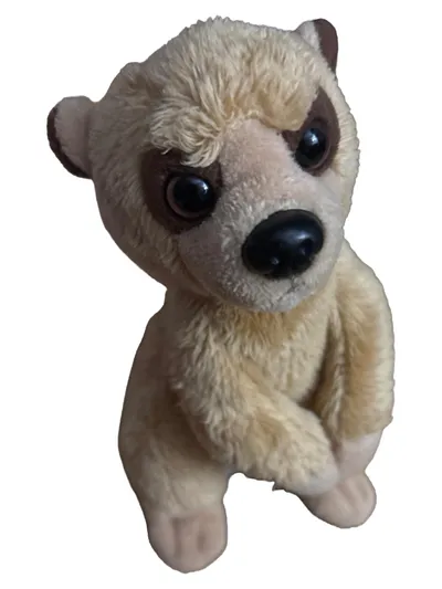 SEMO Baby Kuscheltier Erdmännchen Stofftier Plüschtier Beige 15 cm