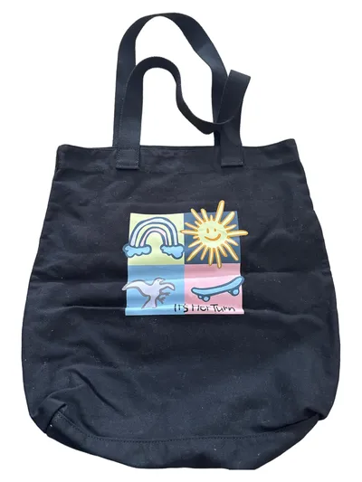 Vans Skateistan Shopper Tasche Schwarz Casual Baumwolle Tragetasche