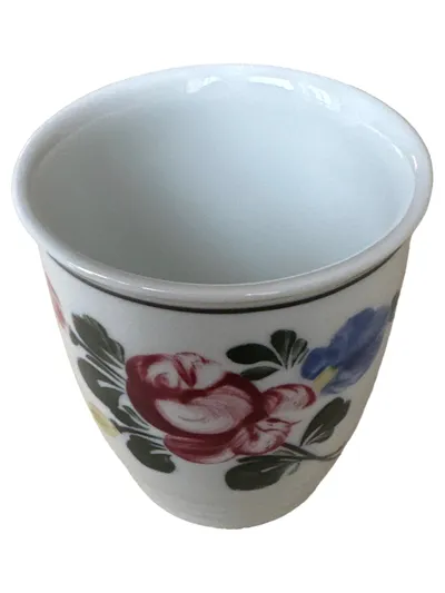 Lilien Porzellan Tasse Becher Mehrfarbig Blumenmuster Klassisch Porzellan