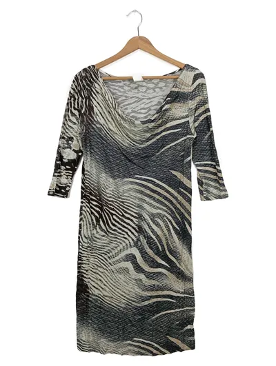 GRAN SASSO Etuikleid Damen 42/XL Mehrfarbig Tierdruck Elegant Business