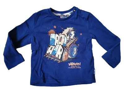 Original Marines Jungen Langarmshirt Bagger Gr. 12 Monate Blau Casual