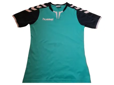 hummel Sport Shirt Kinder Gr. 164 Türkis Kurzarm Trikot