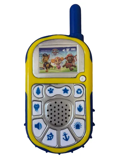 Panini Paw Patrol Walkie Talkie Spielzeug für Kinder Gelb