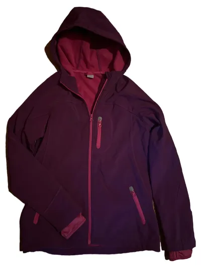 XMail Softshelljacke Kinder Gr. 164 Lila Sportlich Kapuze