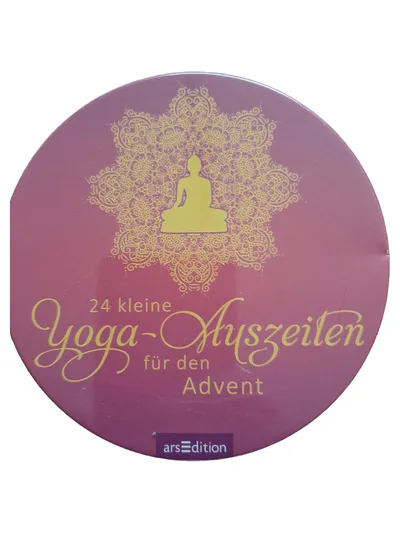 arsEdition 24 kleine Yoga-Auszeiten Adventskalender Buddha Lila Papier